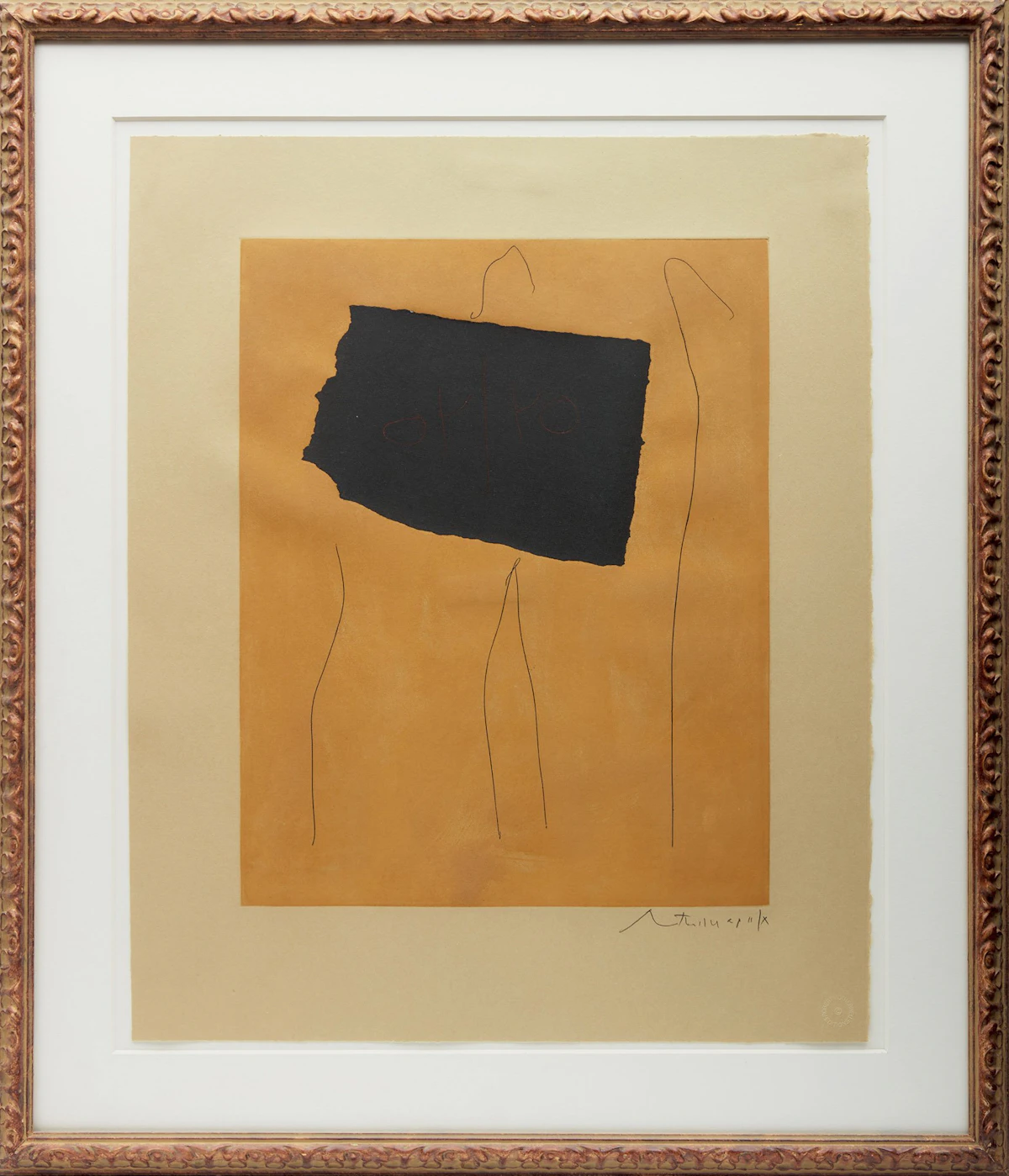 Robert Motherwell, Oy/Yo (B. 196), aquatint, 1978 - view 2