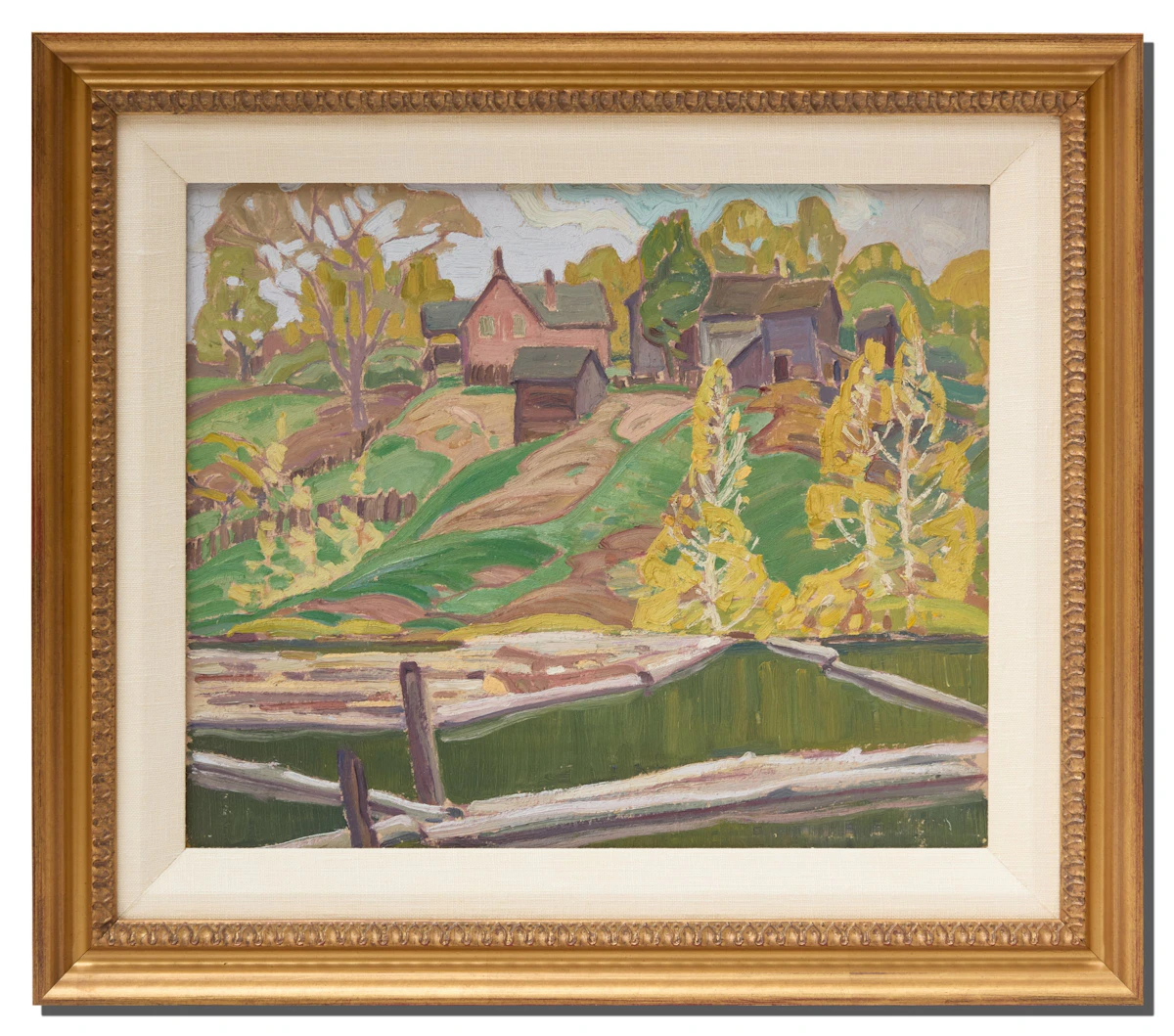 Franklin Carmichael, Bracebridge, oil on panel, 1932 - view 2