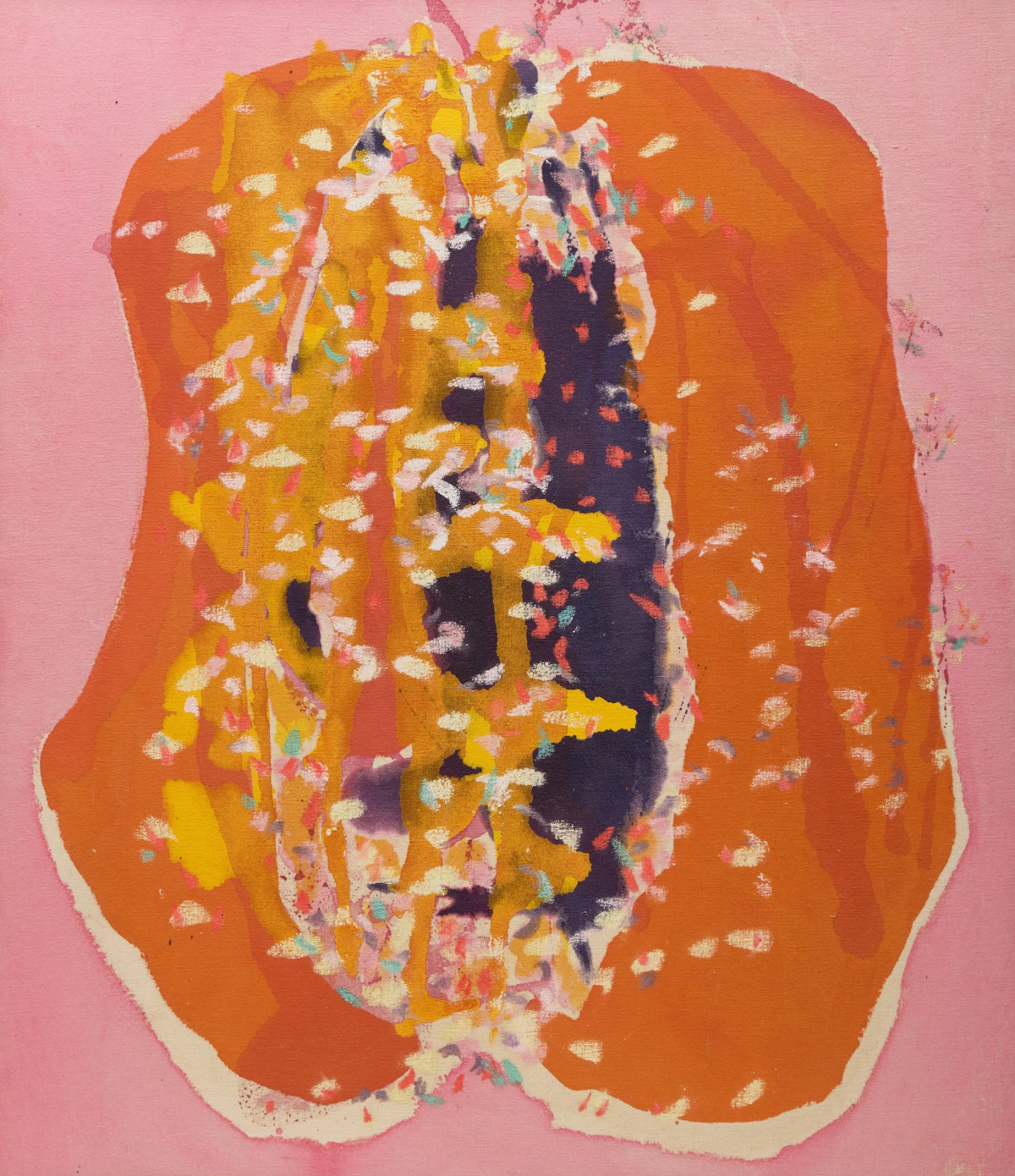 Kathleen Margaret Graham, Forbidden, acrylic and chalk on canvas