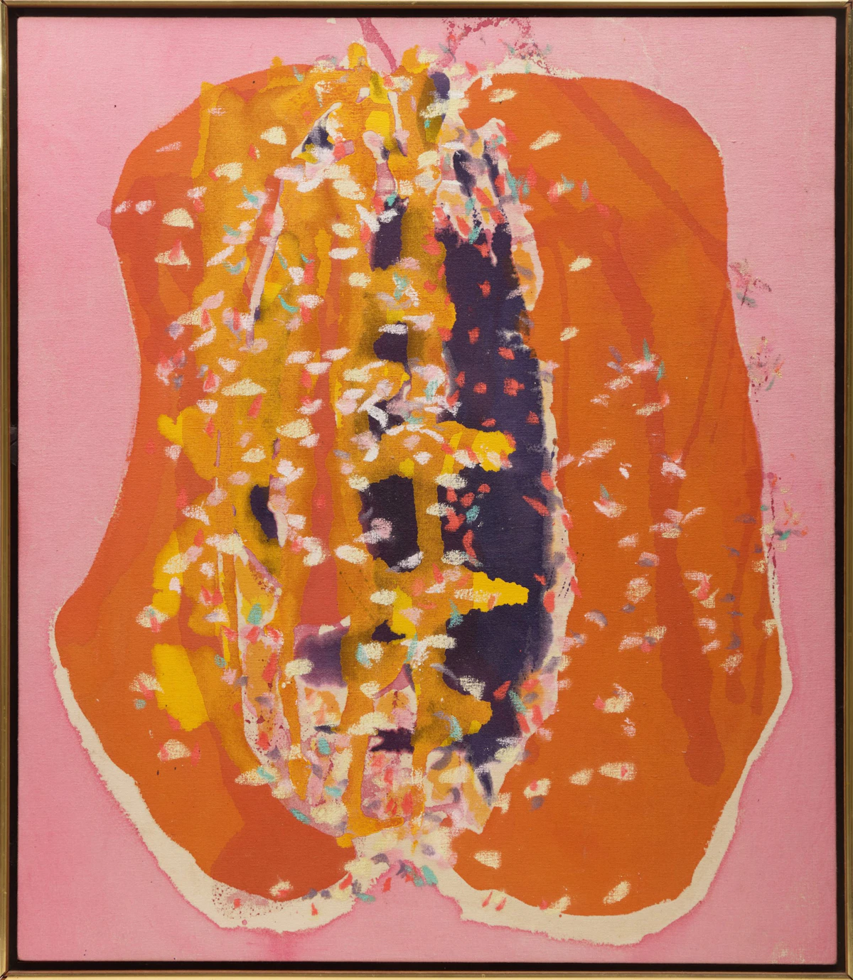 Kathleen Margaret Graham, Forbidden, acrylic and chalk on canvas, 1971 - view 2