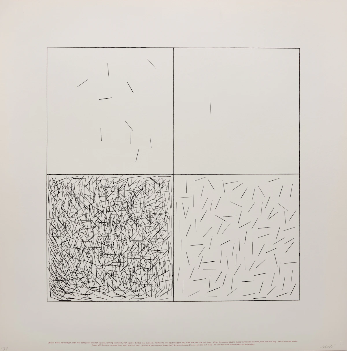 Sol LeWitt, Work from Instructions, 1971, ten colour lithographs - view 6