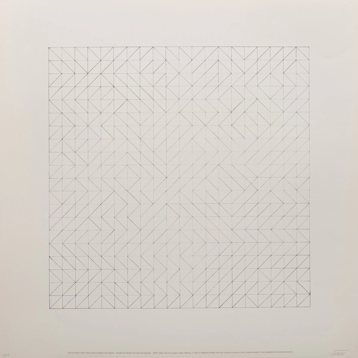 Sol LeWitt, Work from Instructions, 1971, ten colour lithographs - view 8