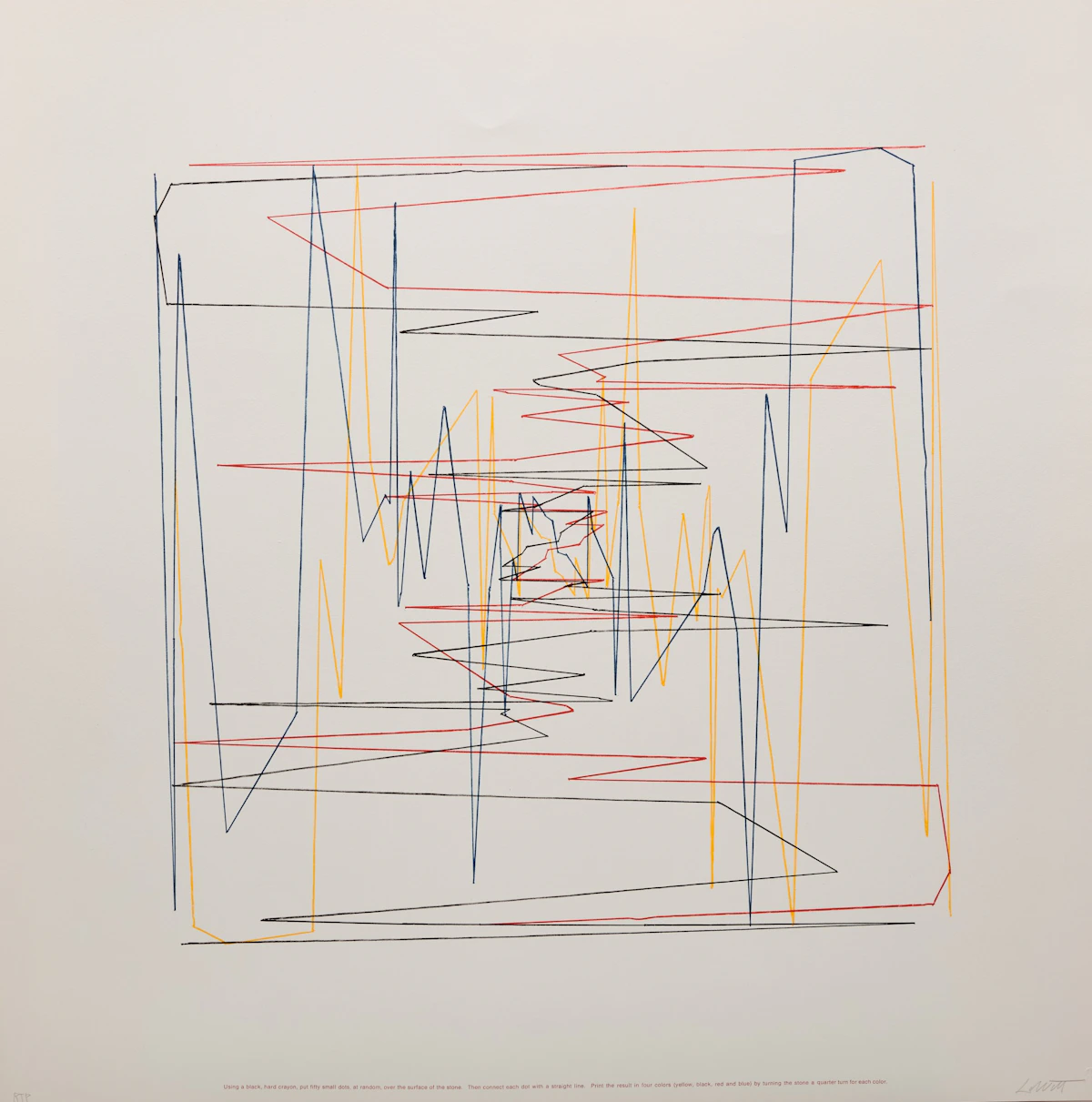 Sol LeWitt, Work from Instructions, 1971, ten colour lithographs - view 10