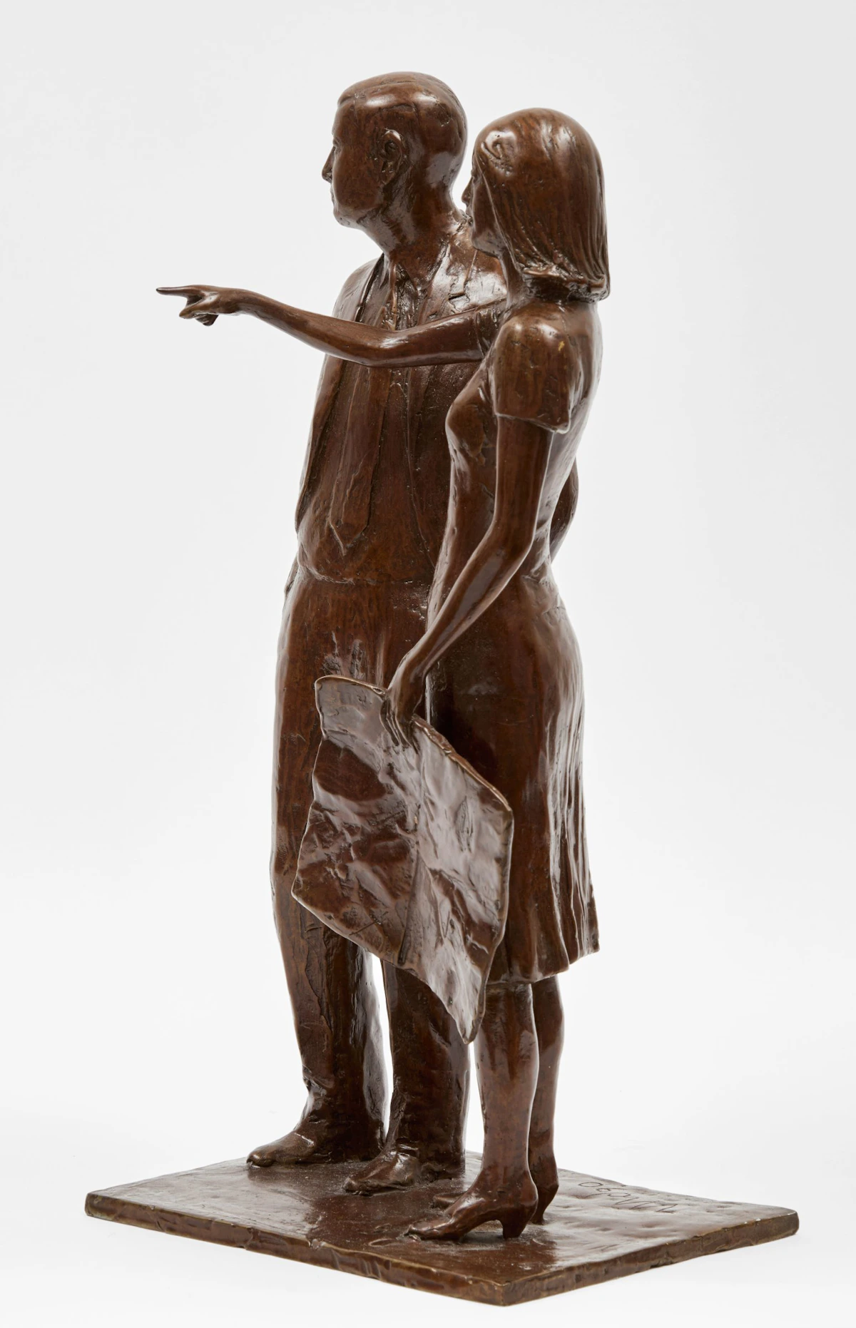 William Hodd McElcheran, Couple, bronze, 1990 - view 3