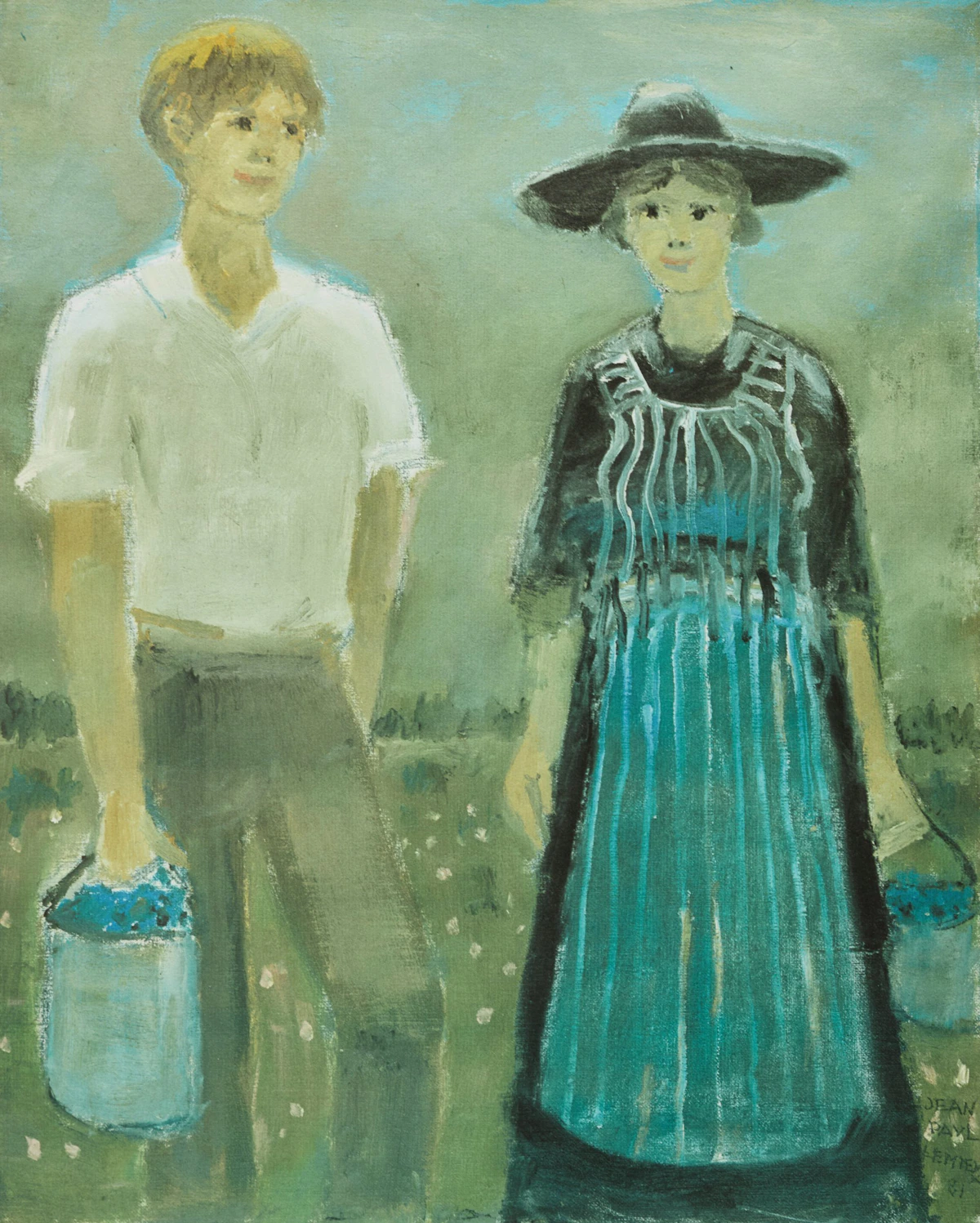 Jean Paul Lemieux, Maria Chapdelaine; La cueillette des bleuets, two colour lithographs - view 4