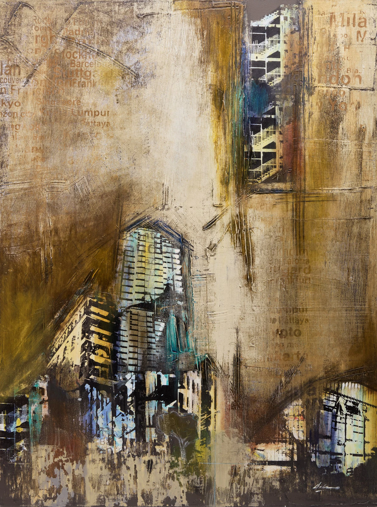 Citta Series: Vancouver I and Vancouver II by Pietro Adamo