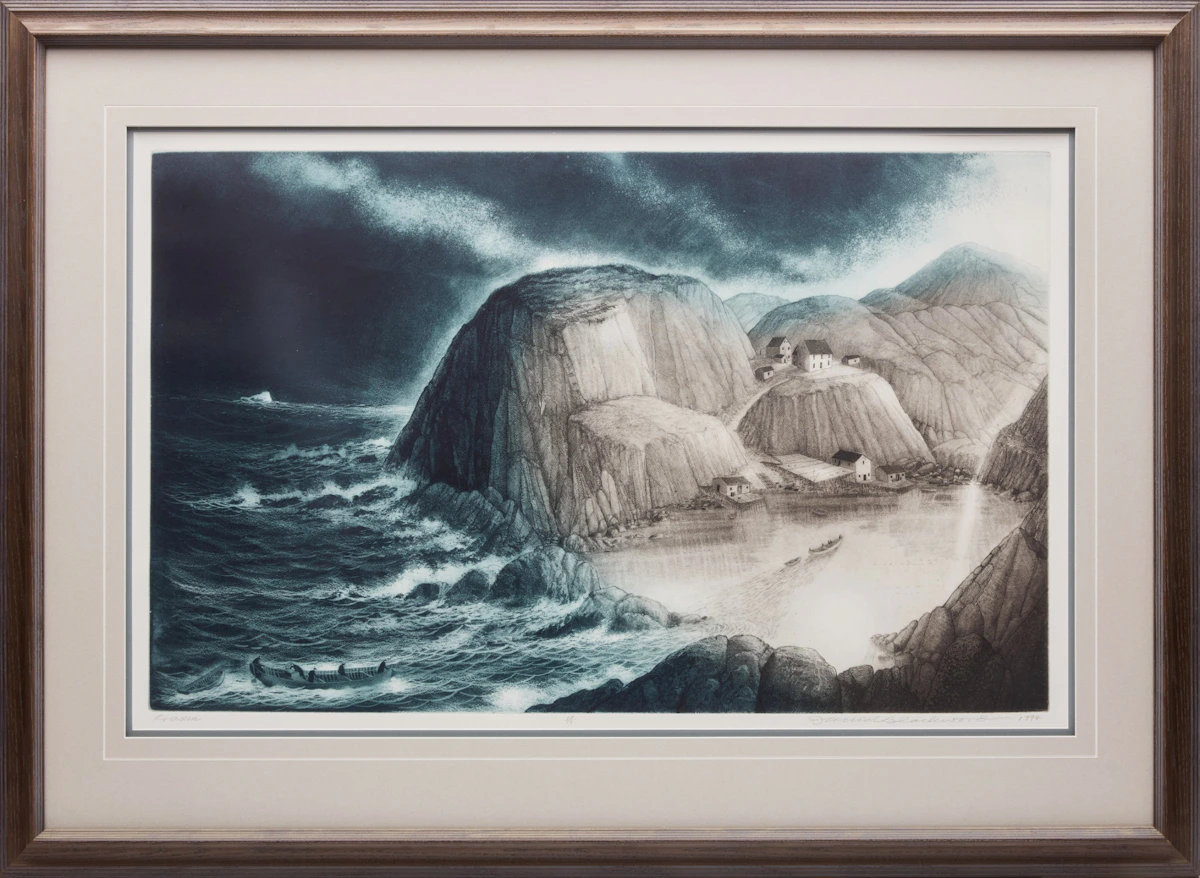 David Lloyd Blackwood, Haven, etching and aquatint, 1994 - view 2