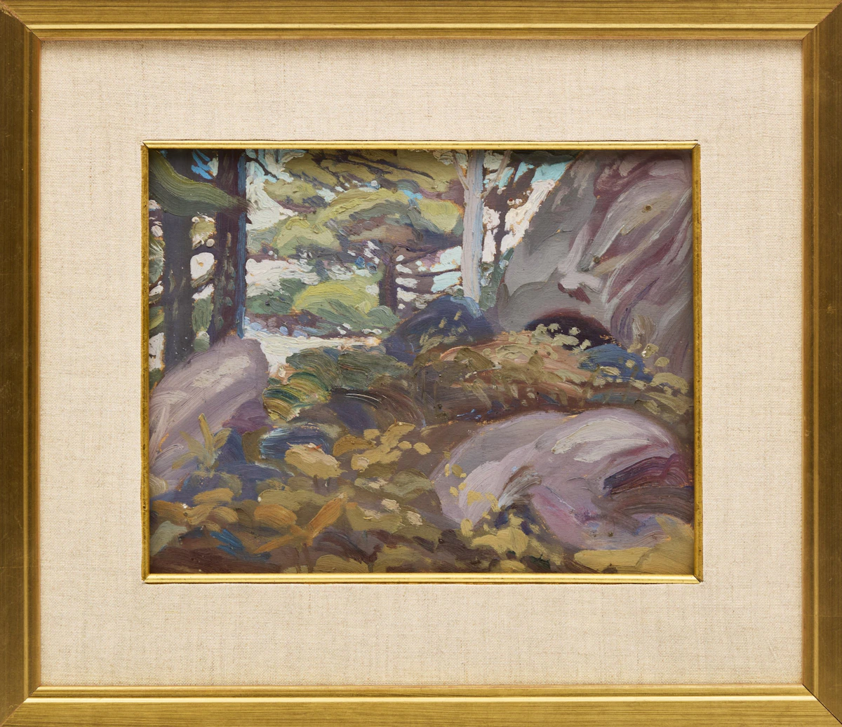 Frederick Alexander Fraser, Untitled (The Escarpment), oil on board - view 2