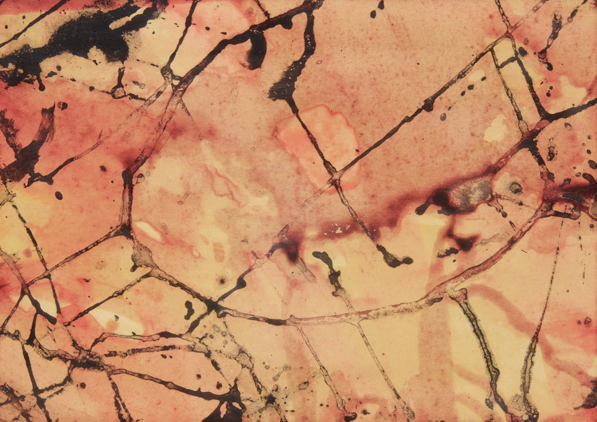 Christian Marcel Barbeau, Untitled Abstraction, ink and watercolour