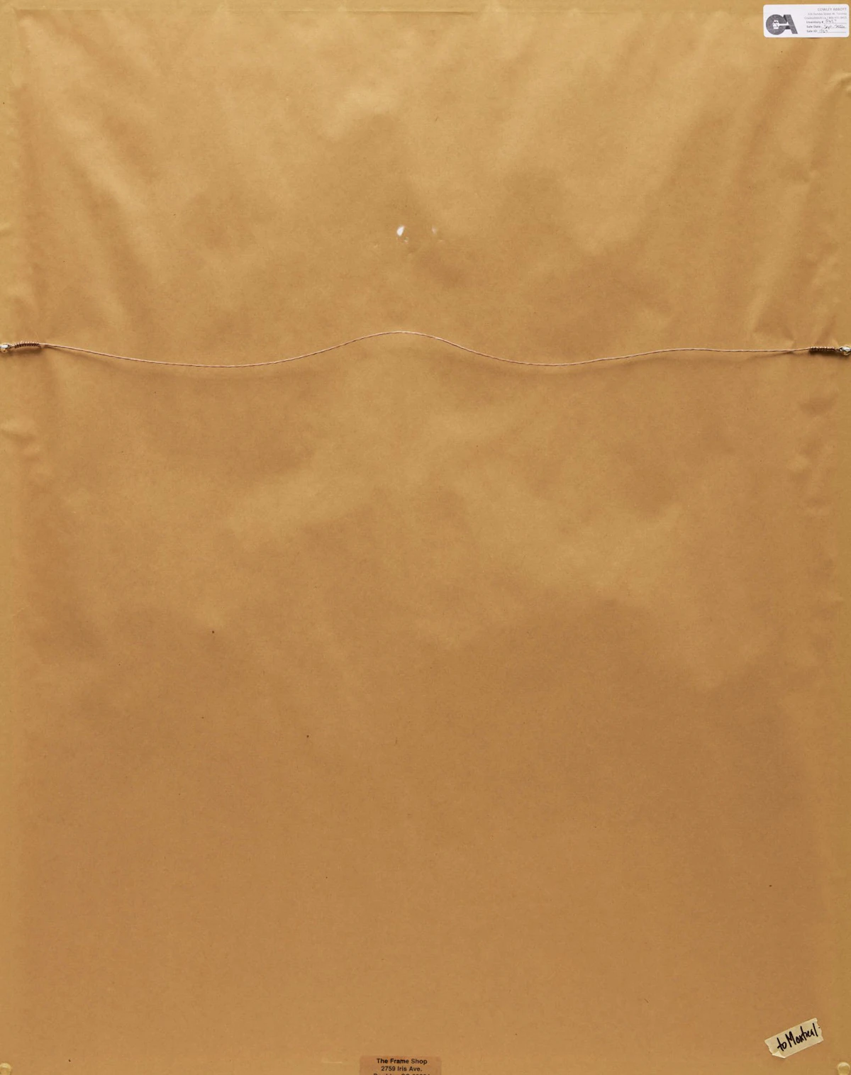 Jean-Paul Mousseau, Untitled Abstraction, gouache, 1964 - view 3