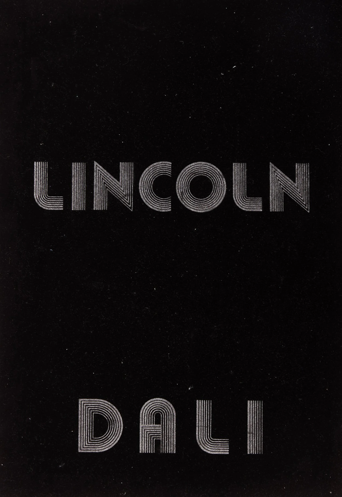 Salvador Dalí, Lincoln in Dalivision, bronze bas-relief plaque, 1979 - view 2