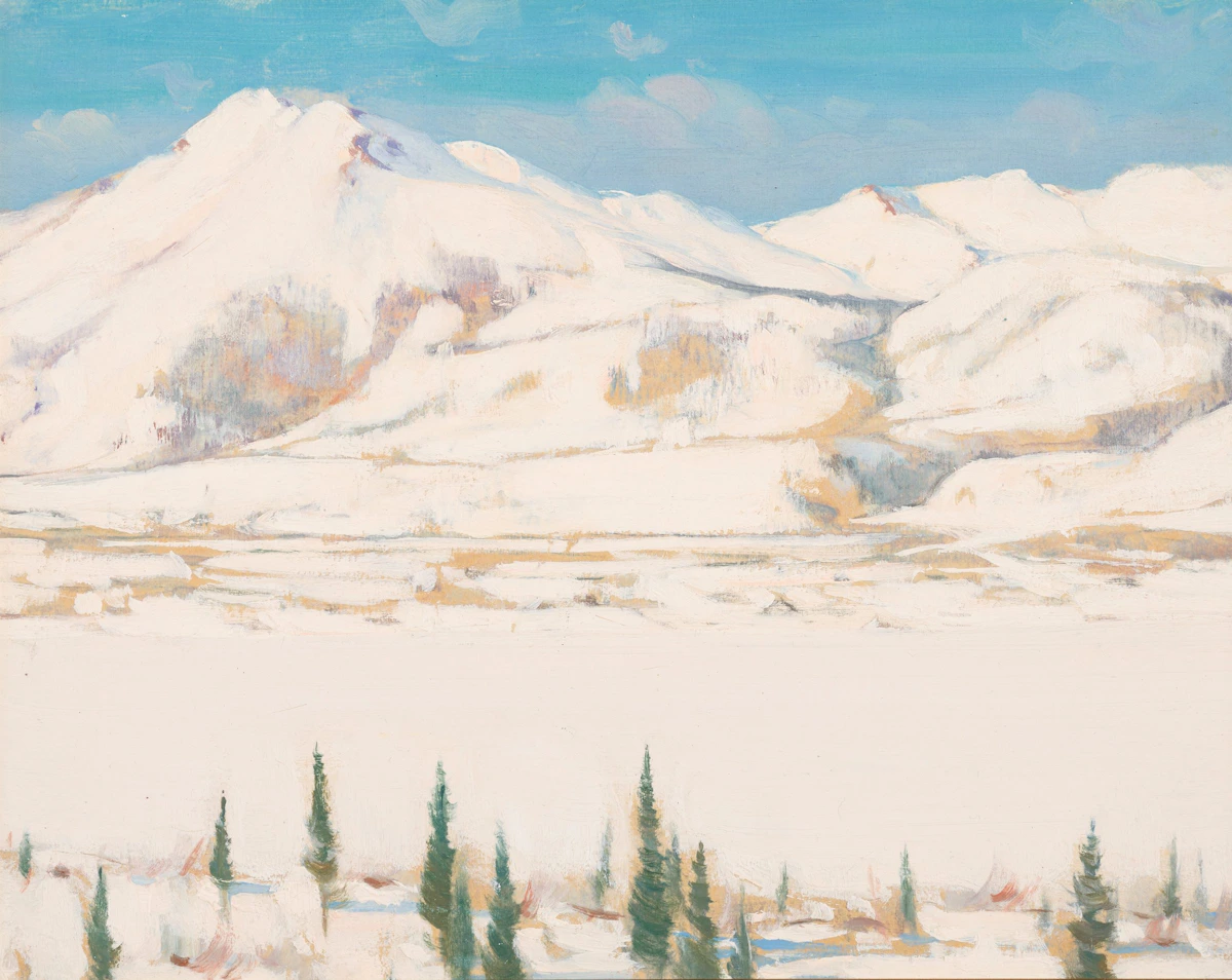 Study, Winter Silence by Clarence Alphonse Gagnon
