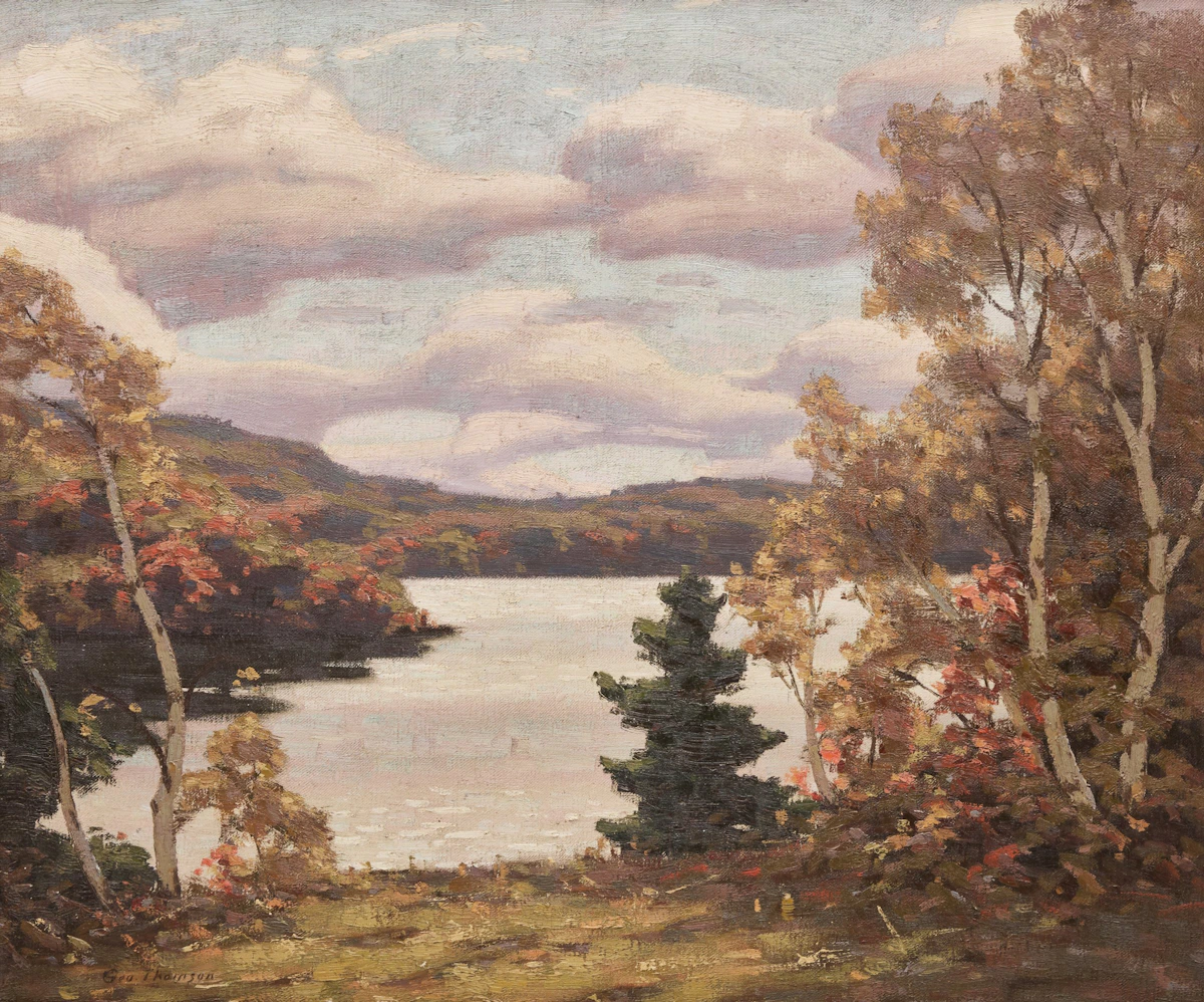 George Thomson, October near Parry Sound, oil on canvas