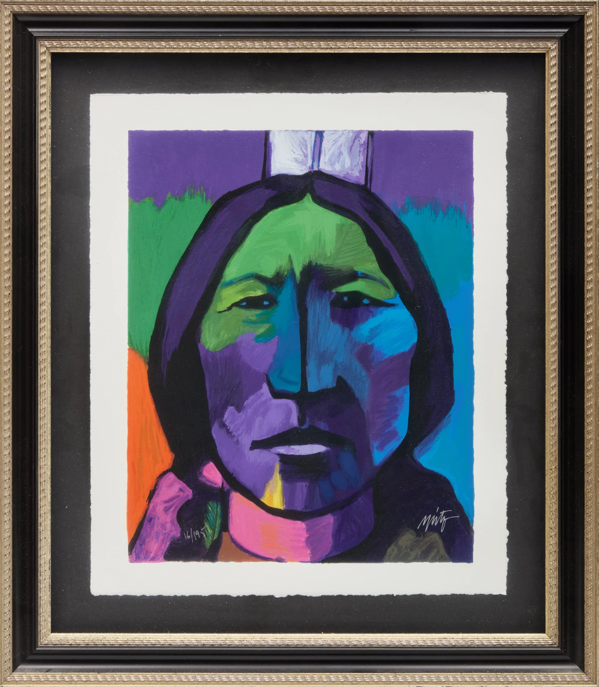 John Nieto, The Custer Suite and John Nieto: Retrospective, five colour serigraphs and book, 1993 - view 14
