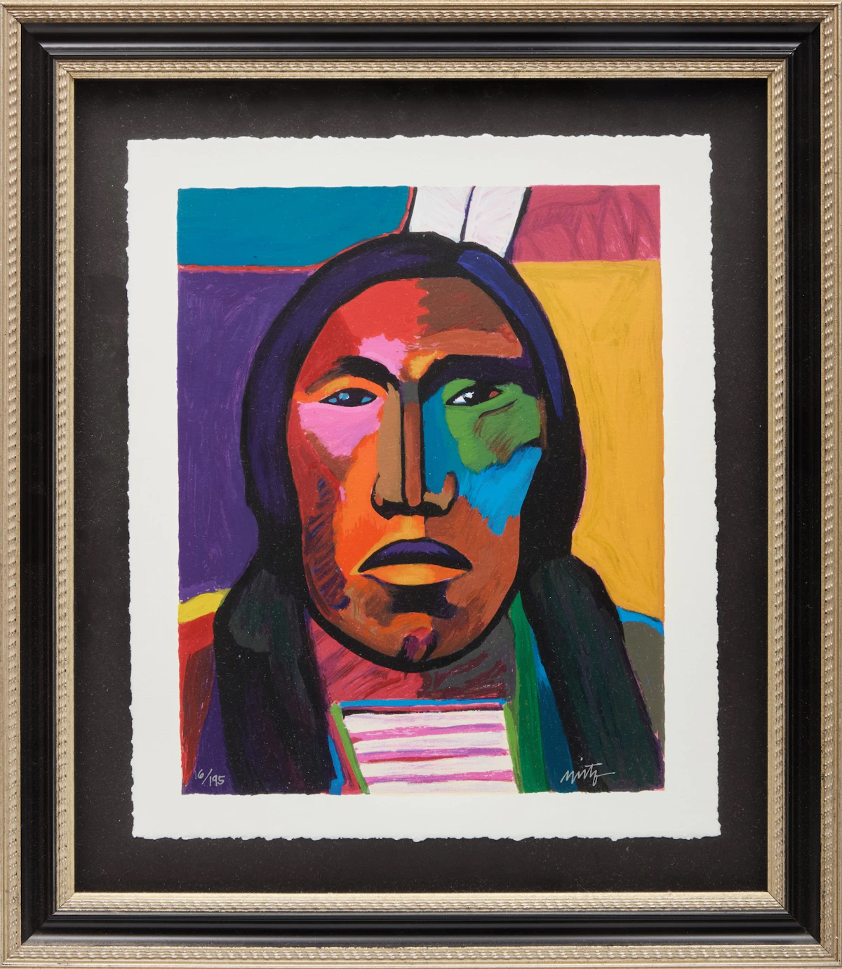 John Nieto, The Custer Suite and John Nieto: Retrospective, five colour serigraphs and book, 1993 - view 11