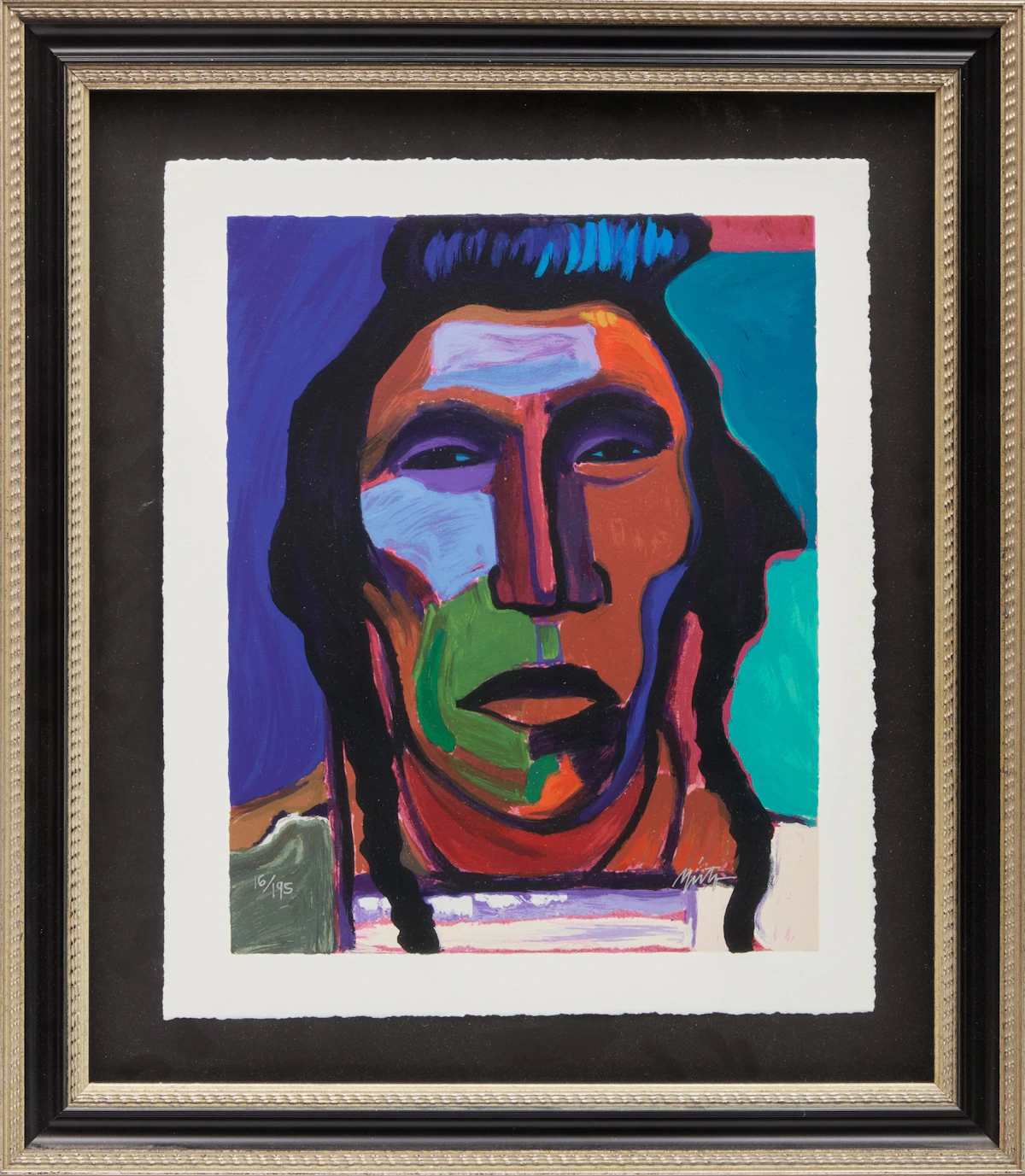 John Nieto, The Custer Suite and John Nieto: Retrospective, five colour serigraphs and book, 1993 - view 5