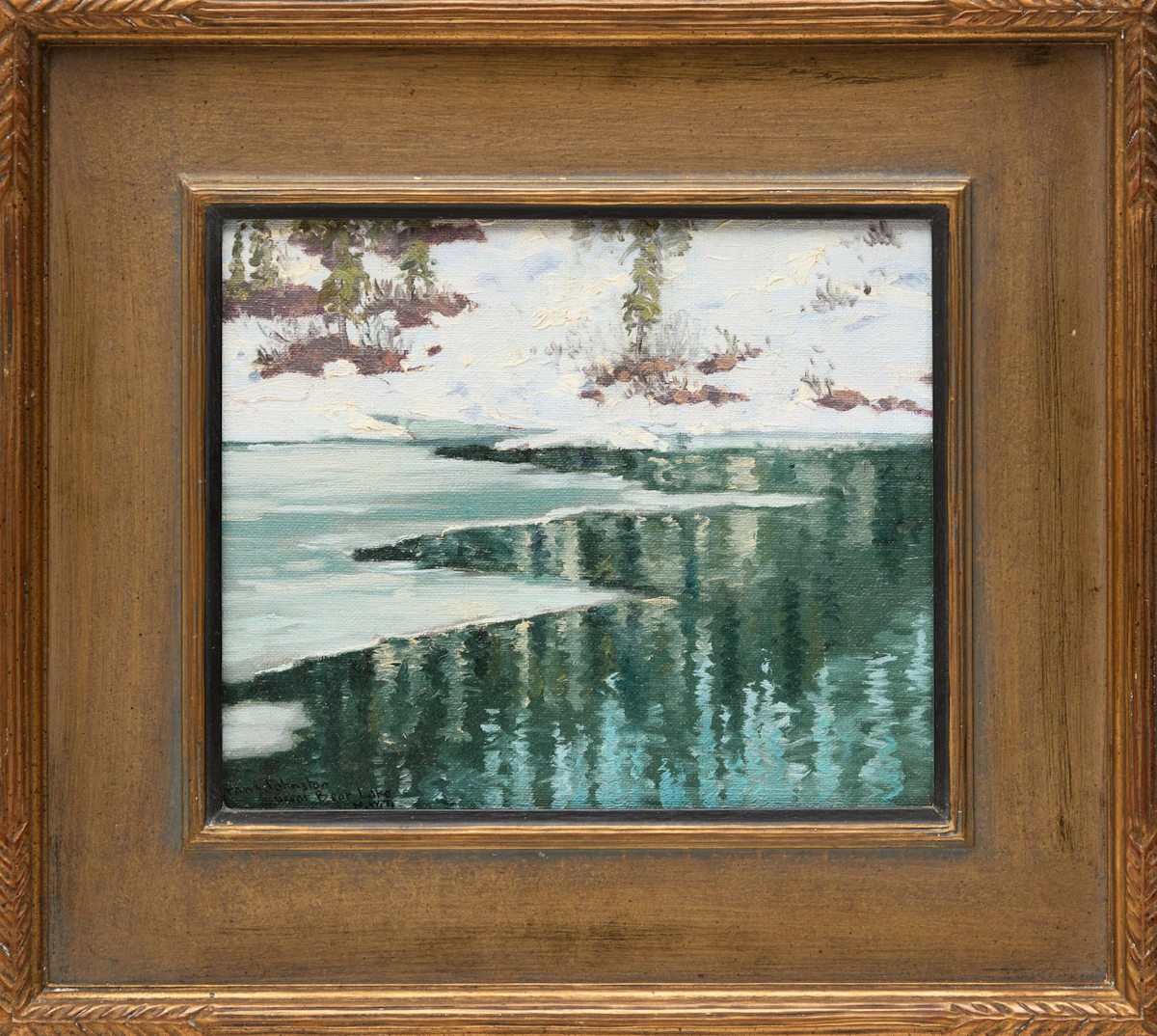 Frank Hans Johnston, Great Bear Lake, N.W.T., oil on canvas on board - view 2