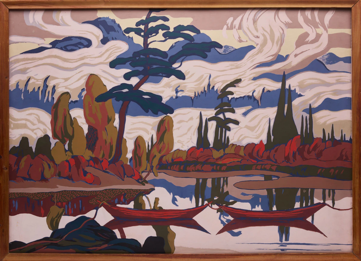 James Edward Hervey MacDonald, Mist Fantasy, Sampson-Matthews silkscreen - view 2