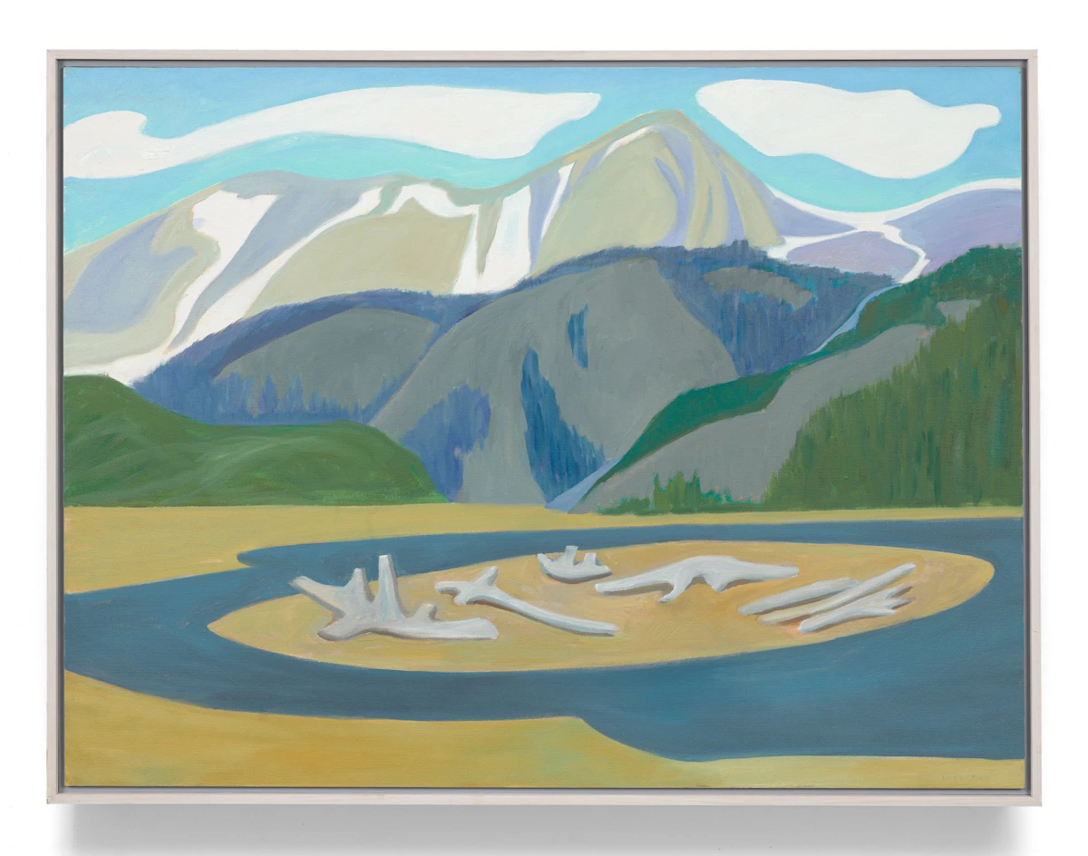 Doris Jean McCarthy, The Driftwood Island, oil on canvas, 2005 - view 2