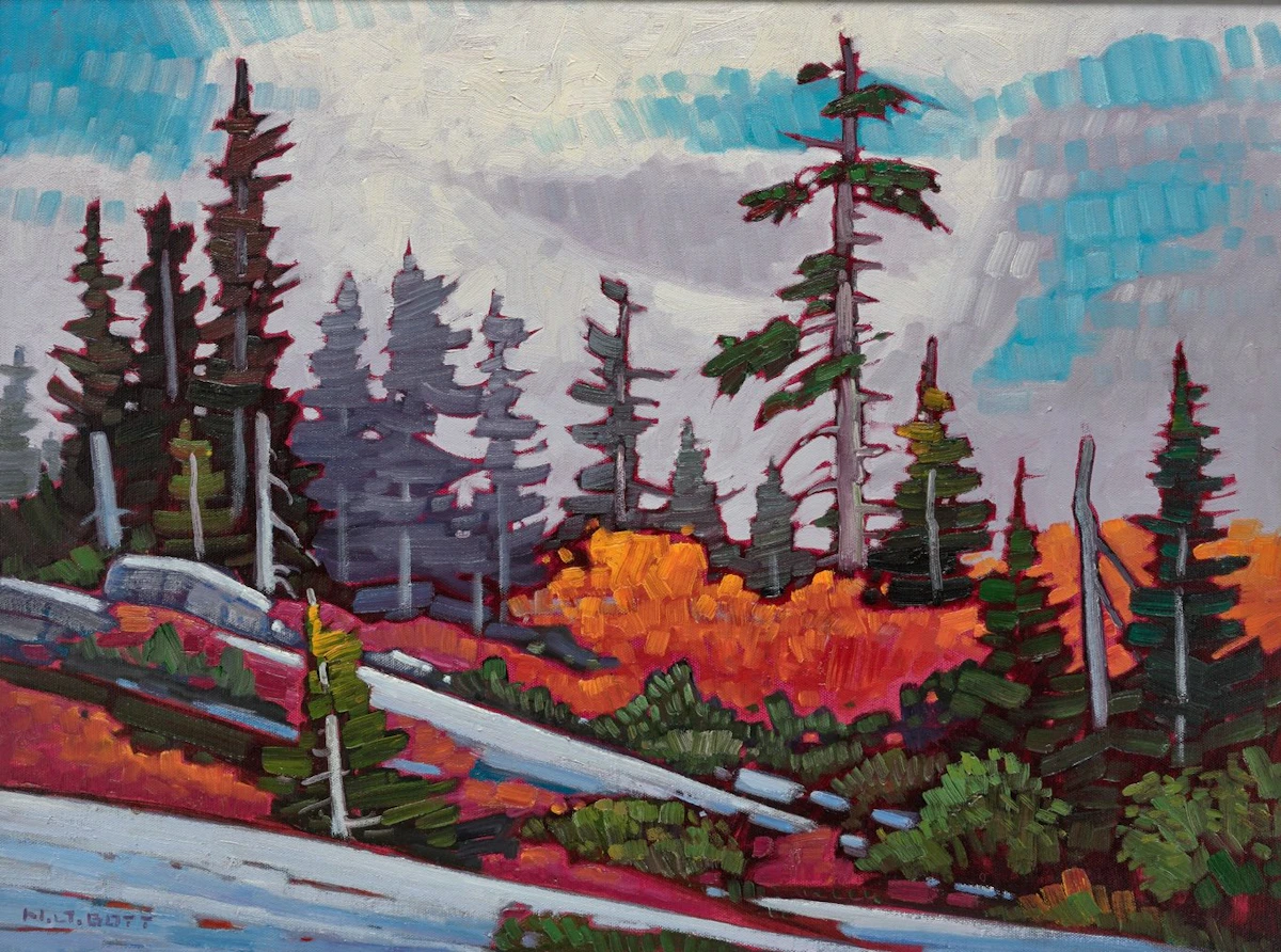 Autumn on Seymour Mountain by Nicholas J. Bott