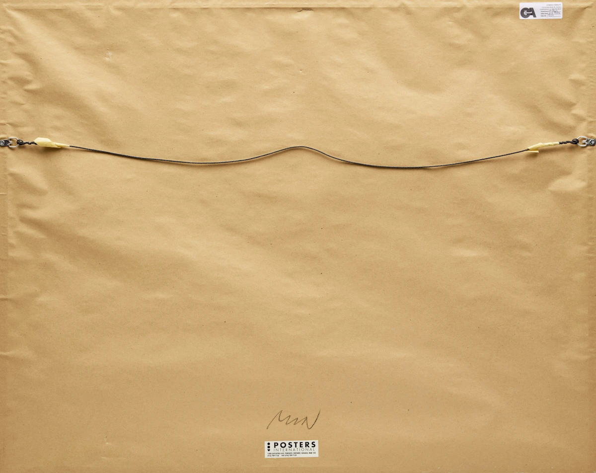 Richard Sturm, Untitled Abstraction, colour serigraph, 1993 - view 3