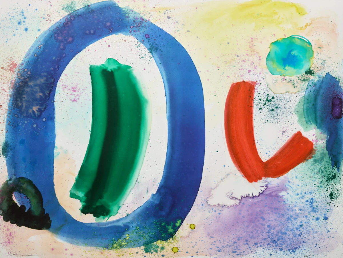 Paul Fournier, Big O, coloured lithograph