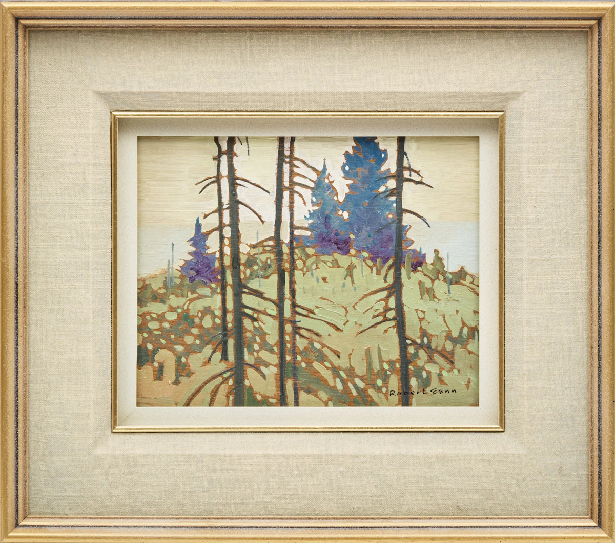 Robert Genn, Saturna South, oil on board, 1974 - view 2