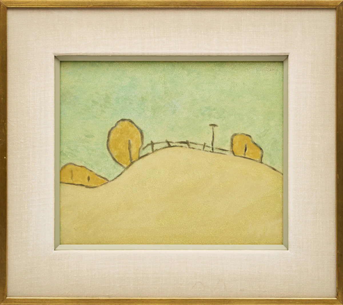 Barker Fairley, Green Sky, oil on board, 1981 - view 2