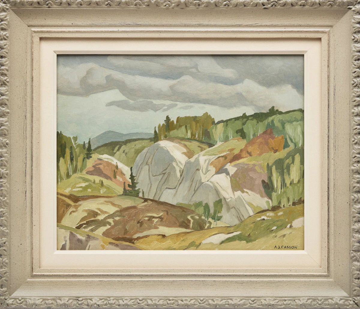 Alfred Joseph Casson, September at Espanola, oil on board, 1962 - view 2