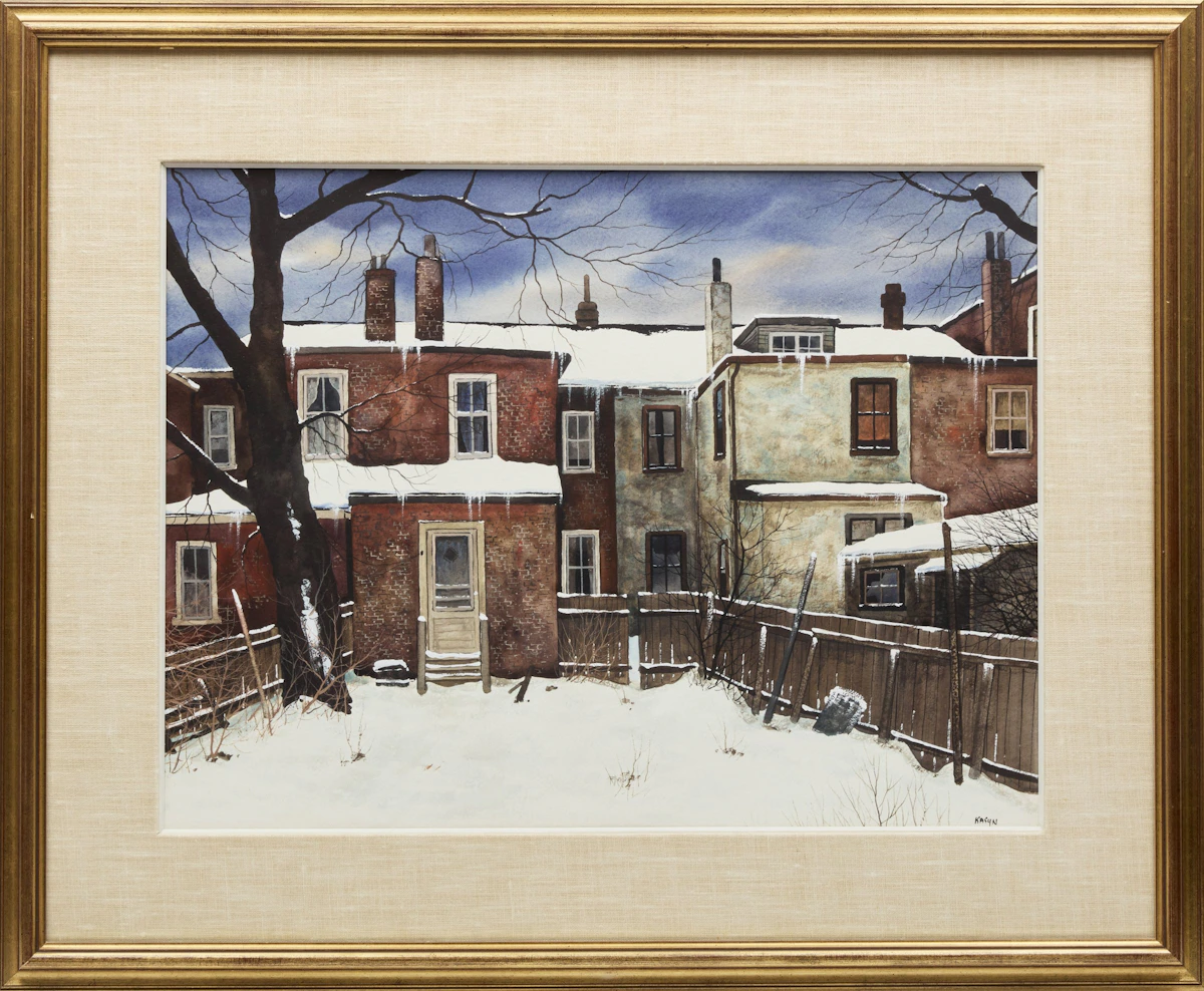 John Kasyn, On Major St., watercolour - view 2