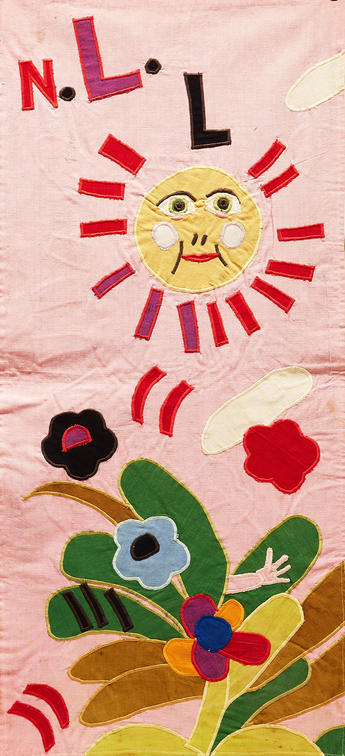 Norman Laliberté, Le Soleil (8 Panel Series), mixed media tapestry - view 2