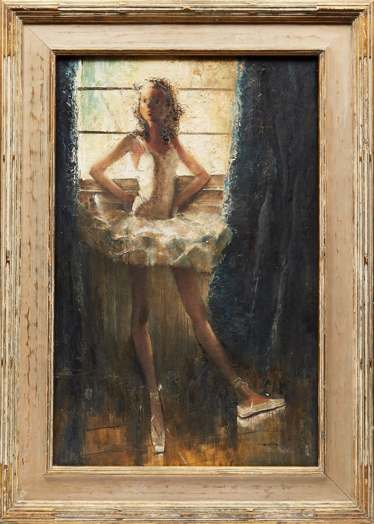Ronald York Wilson, Young Dancer, oil on canvas - view 2