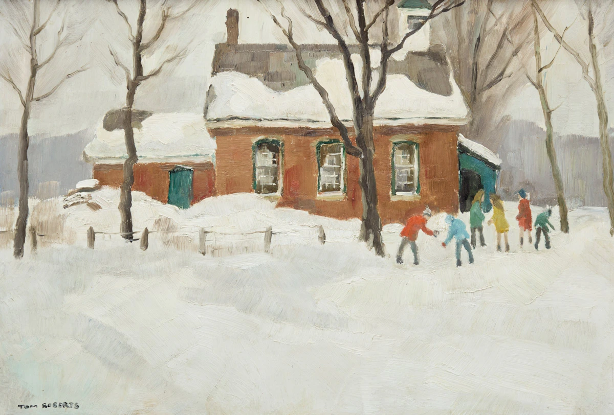 School House View by Thomas Keith Roberts