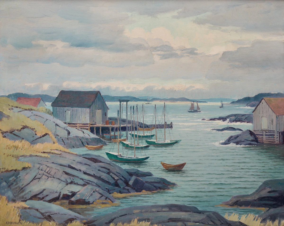 Fishing Cove, Maritimes by Frederick Henry Brigden