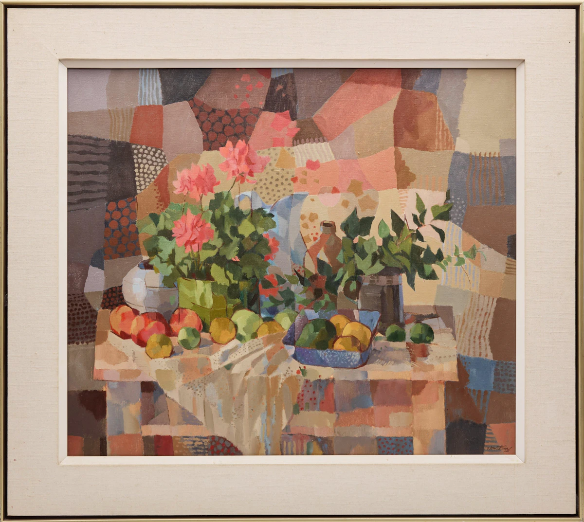 Donald Mackay Houstoun, Still Life with Table, oil and lucite on canvas - view 2