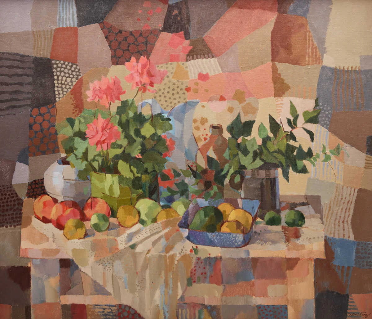 Still Life with Table by Donald Mackay Houstoun