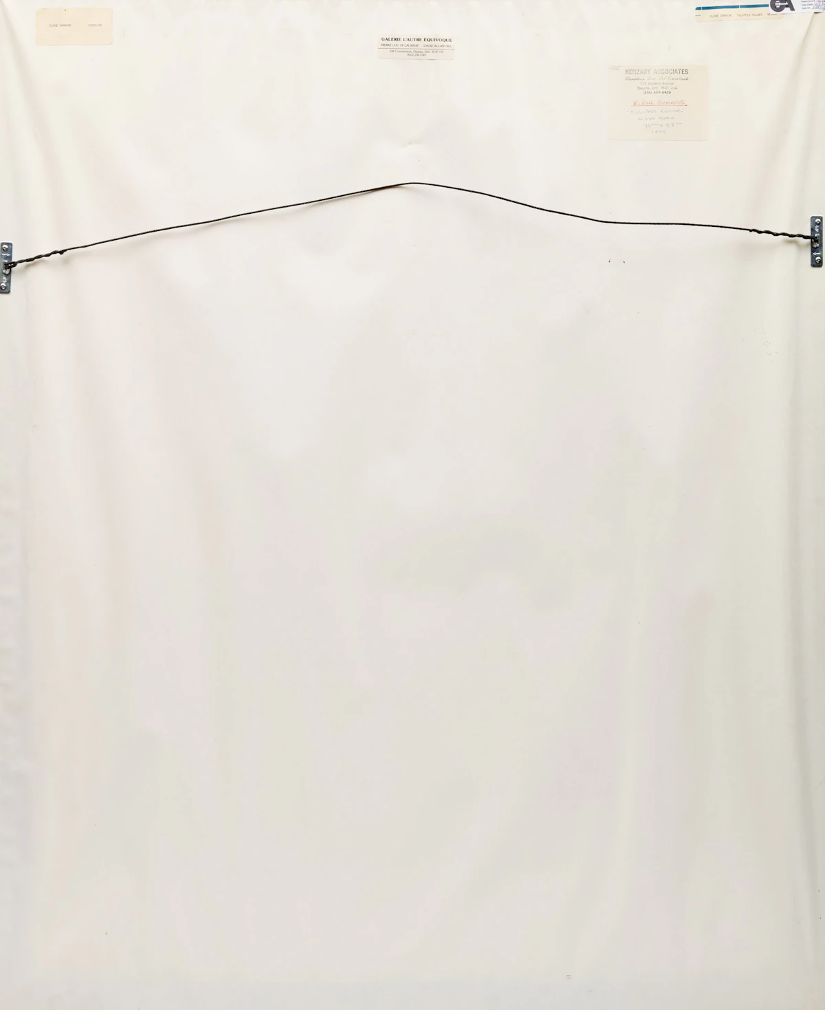 Elene Gamache, Tulipes rouges, mixed media, 1995 - view 3