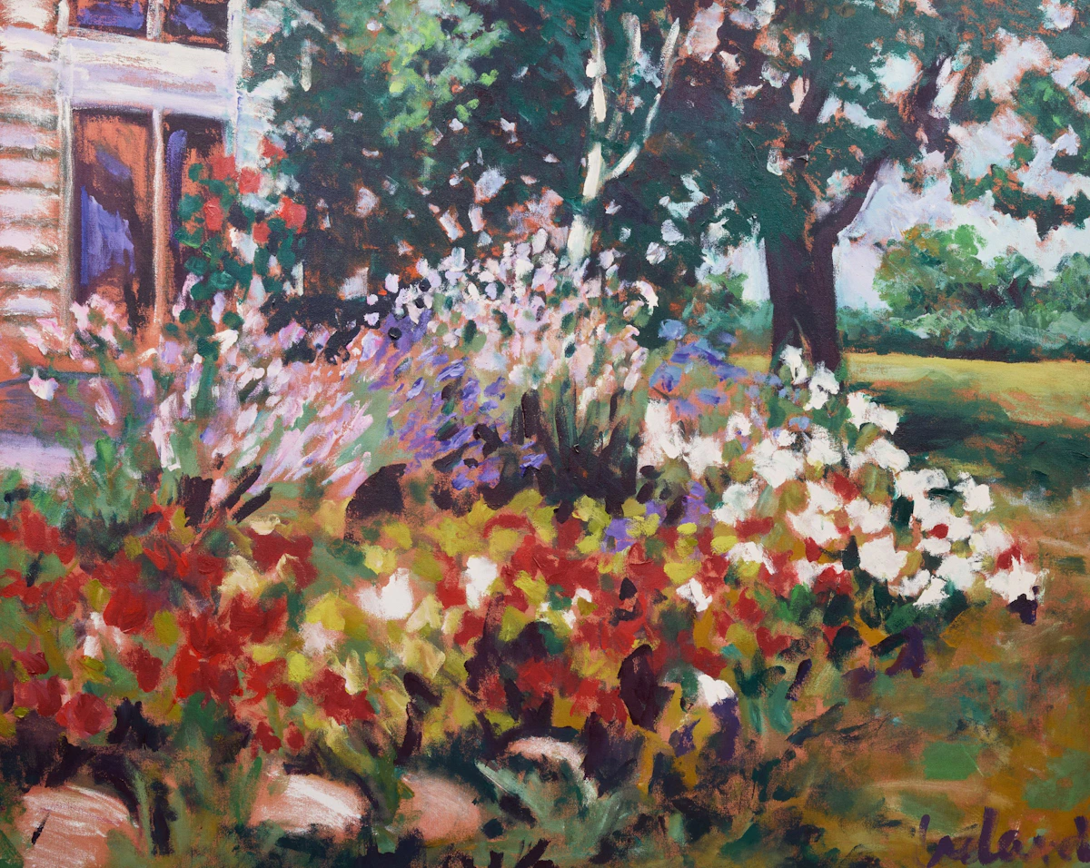 Garden at Sunset by Denise Ireland