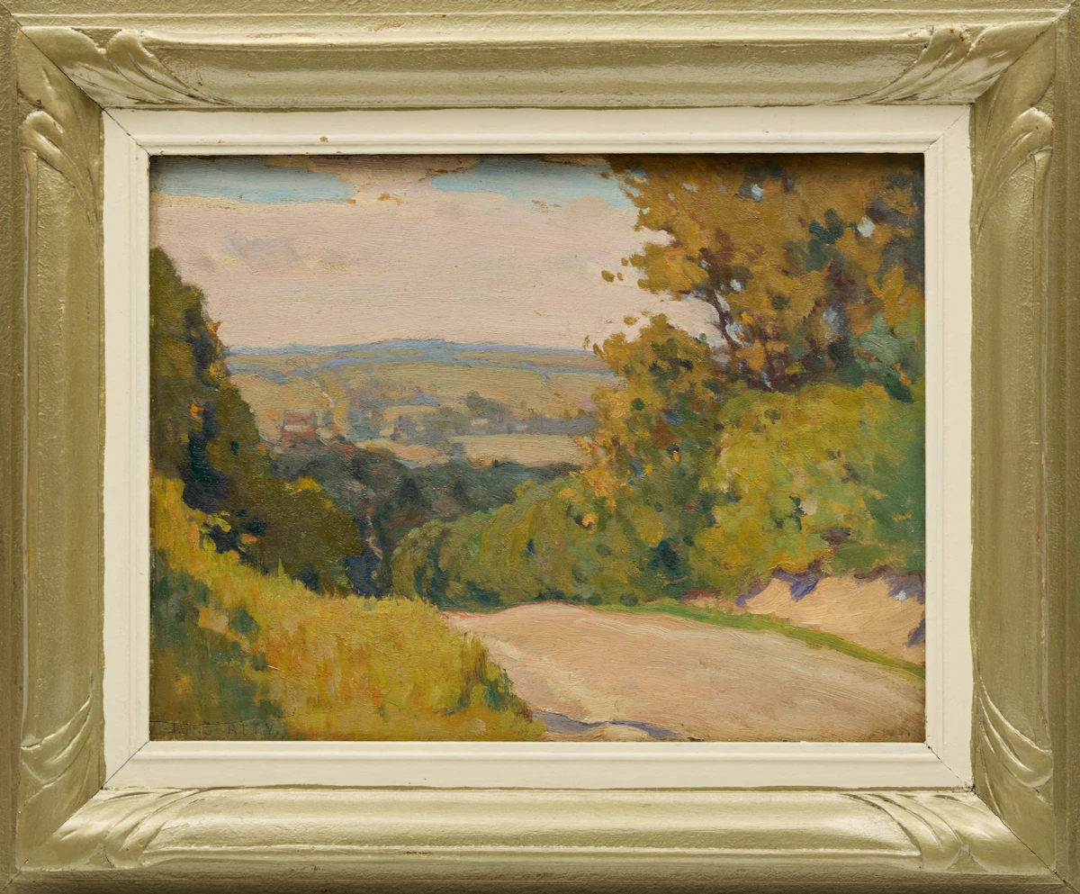 John William Beatty, The Road to Millbrook, oil on board - view 2