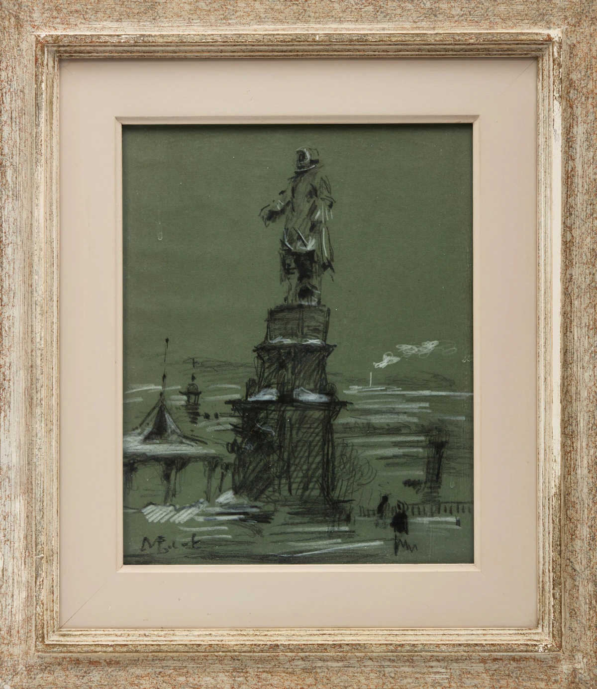 Robert Wakeham Pilot, Champlain Monument, Quebec, P.Q., pastel - view 2