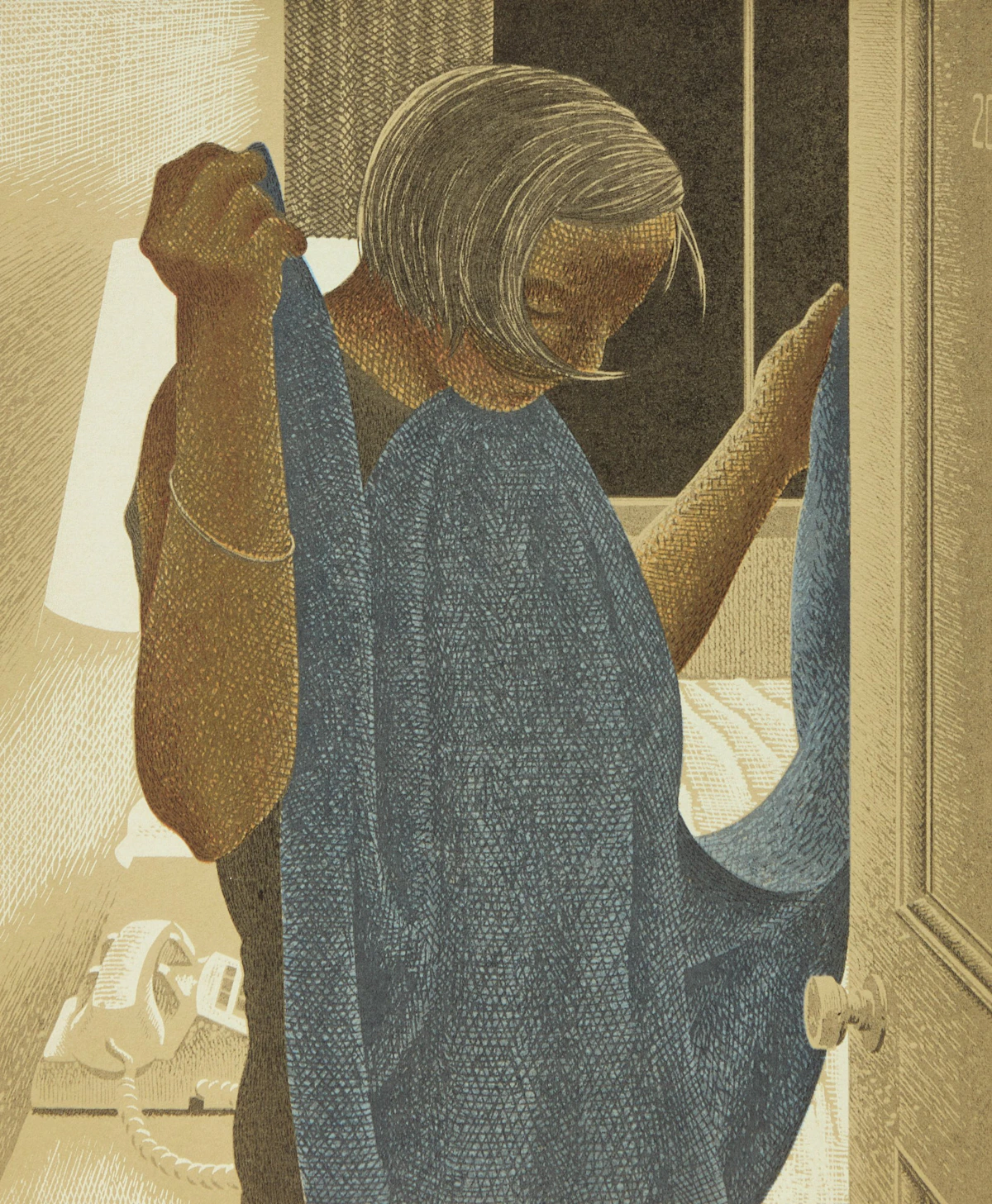 Hotel Maid (from the album "A Book of Hours: Labours of the Month") by Alex Colville