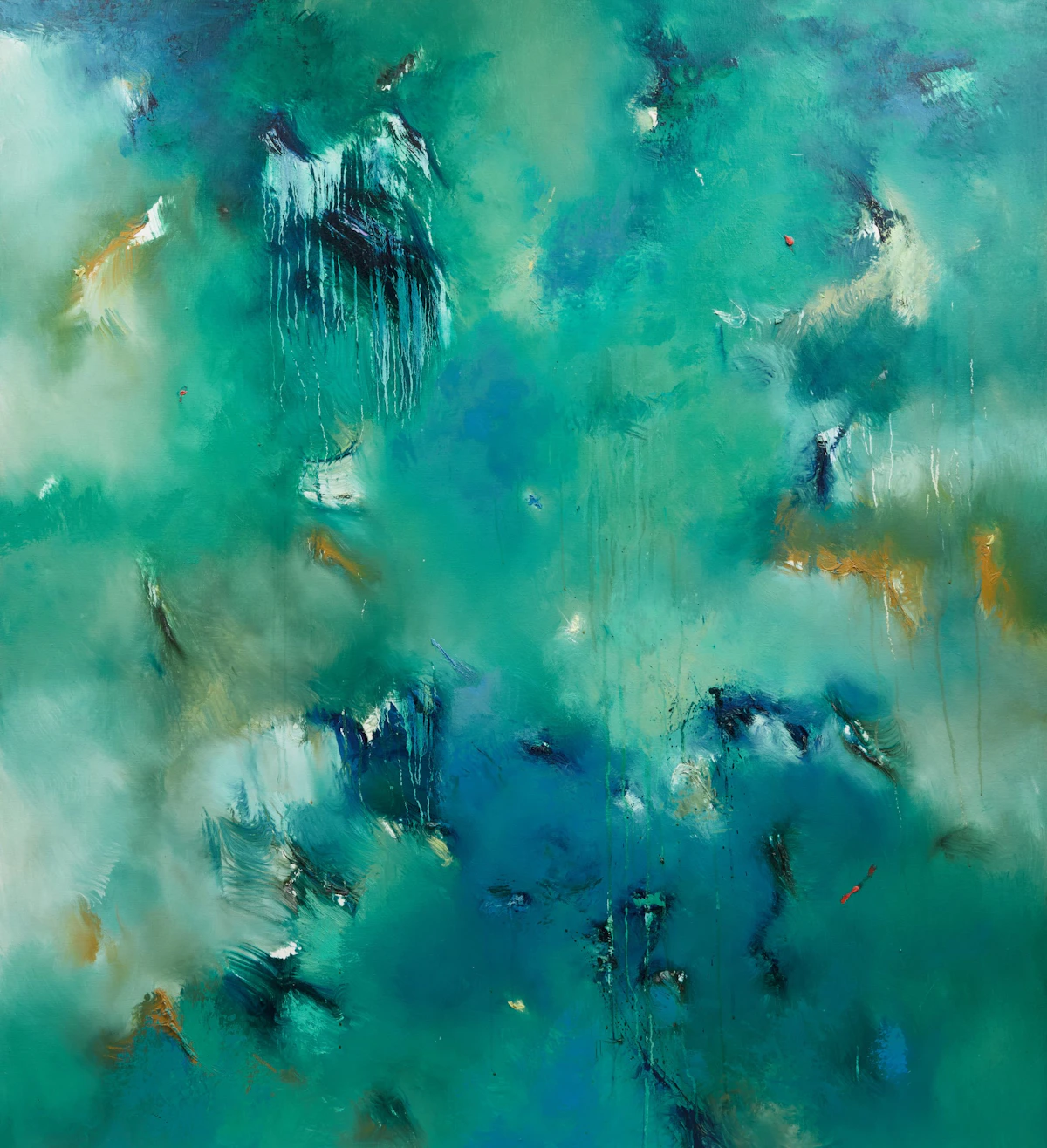 Aiko Suzuki, C.OSMOS.IS Series, B.C. Passage, oil on canvas