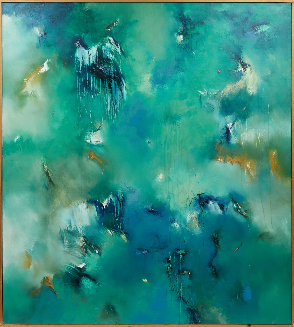 Aiko Suzuki, C.OSMOS.IS Series, B.C. Passage, oil on canvas, 1987 - view 2