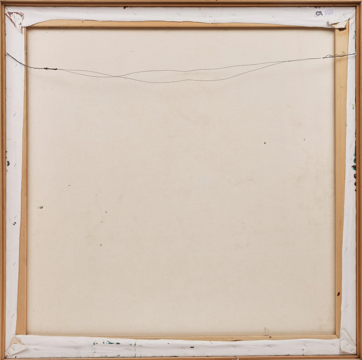 Aiko Suzuki, Untitled Abstraction, oil on canvas, 1986 - view 3