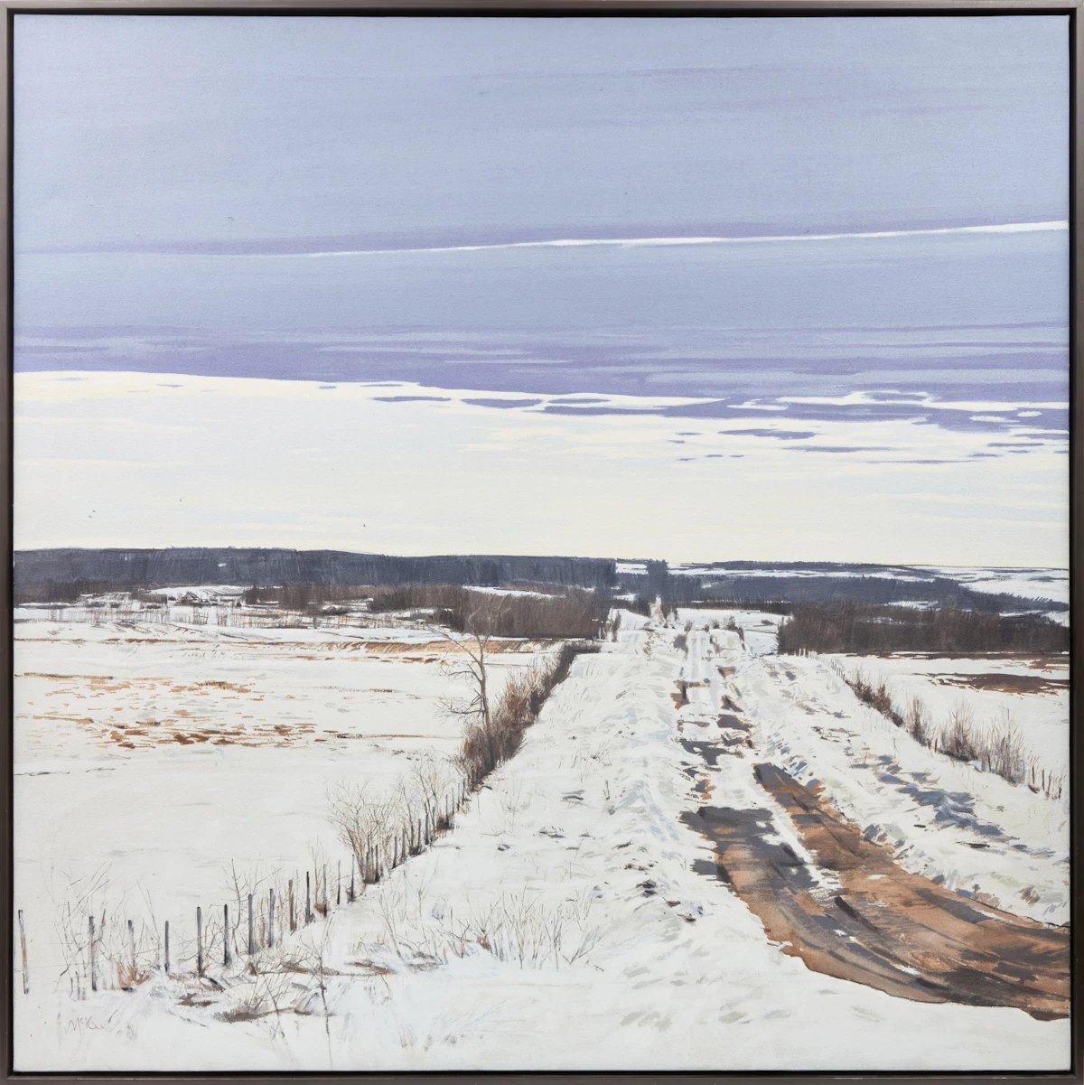 John McKee, Evening Thaw, acrylic on canvas, 1978 - view 2
