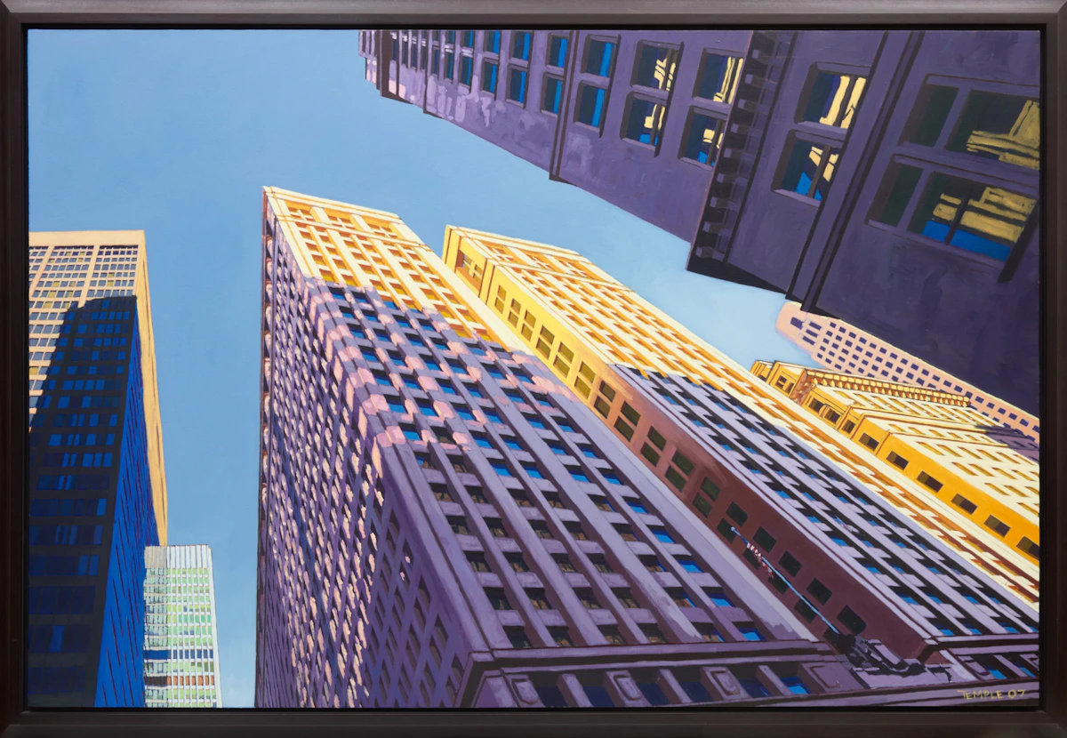 Chris Temple, Light on Broadway, oil on canvas, 2007 - view 2