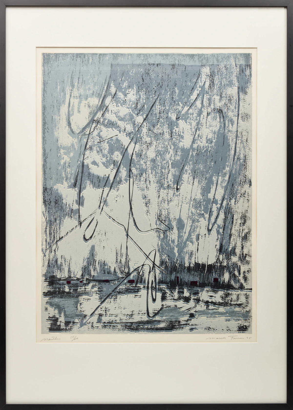 Marcelle Ferron, Nautilus, coloured serigraph, 1975 - view 2