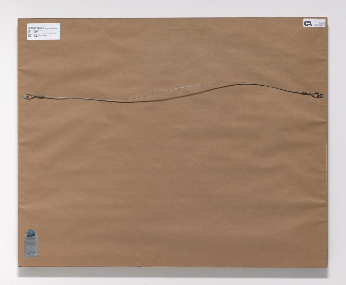 Dorothy Elsie Knowles, Untitled, watercolour, pastel and charcoal, 1974 - view 3
