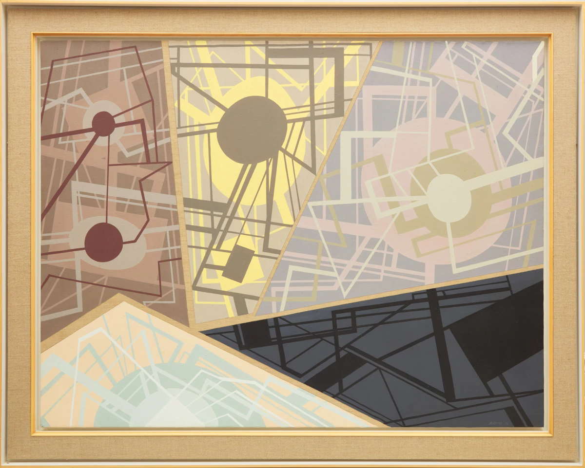 Jean-Paul Jérôme, Univers rural, 1974, oil on canvas - view 2
