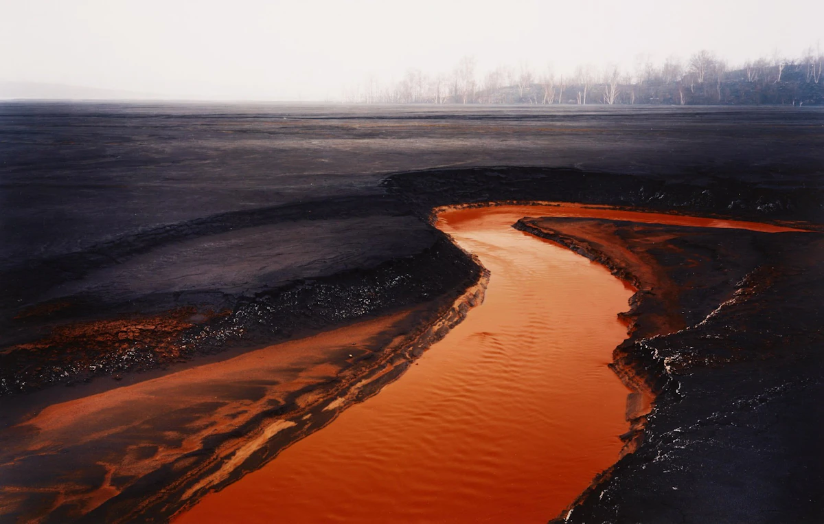 Edward Burtynsky, Nickel Tailings, chromogenic process colour print